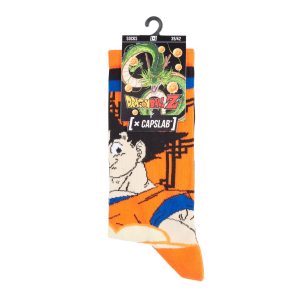 CLDBZ1TENGOK-1.jpg Paire de chaussettes CAPSLAB DRAGON BALL GOLDEN GOKU Orange