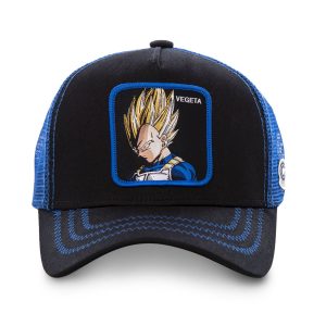 Casquette Junior TRUCKER CAPSLAB DRAGON BALL VEGETA Noir
