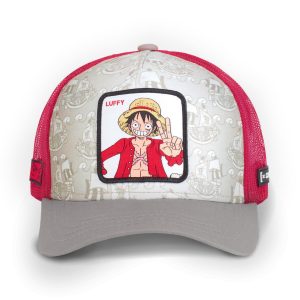 Casquette Junior CAPSLAB ONE PIECE LUFFY Gris