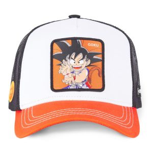CASQUETTE CAPSLAB DRAGON BALL BLANC/ORANGE