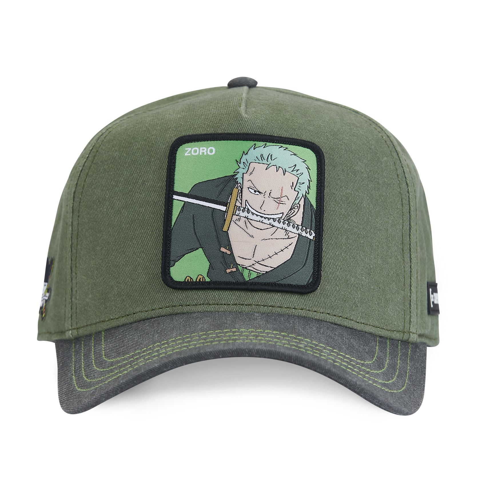CASQUETTE CAPSLAB ONE PIECE ZORO COTON VERT