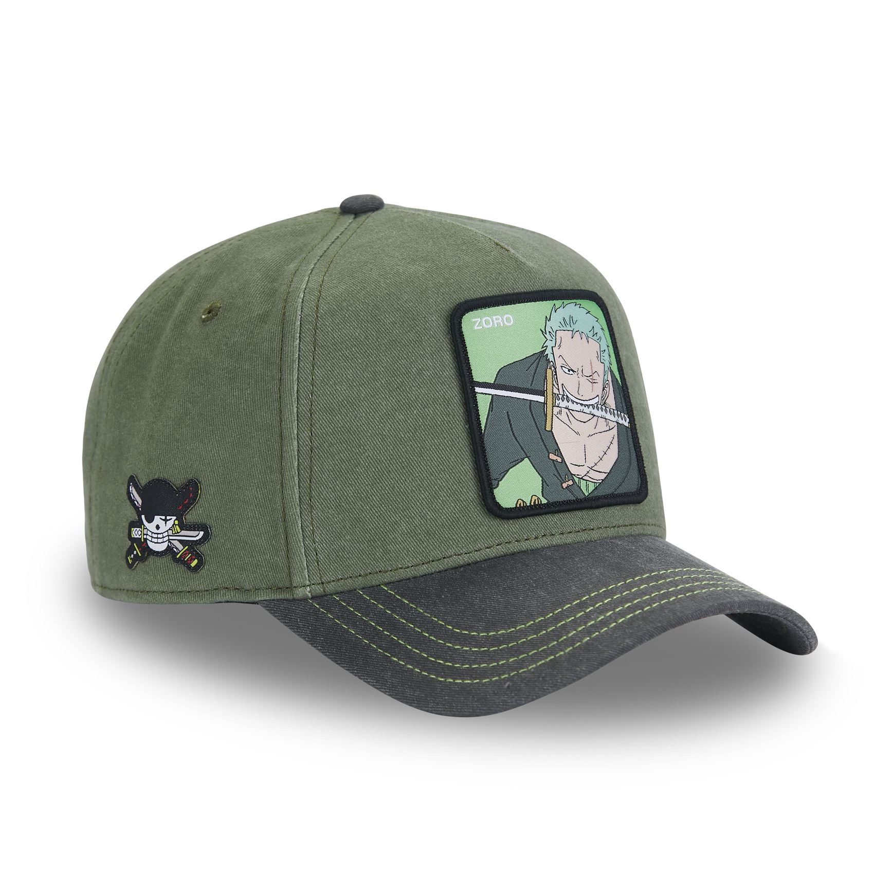 CASQUETTE CAPSLAB ONE PIECE ZORO COTON VERT