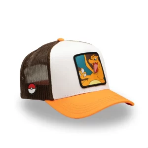 Casquette POKEMON DRACAUFEU Blanc/Orange - CAPSLAB