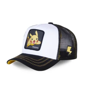 Casquette PIKACHU POKEMON Blanc/Noir - CAPSLAB