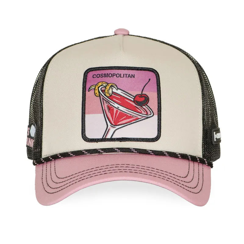 casquette Cocktails Maroc Capslab Cosmopolitan trucker multicolore