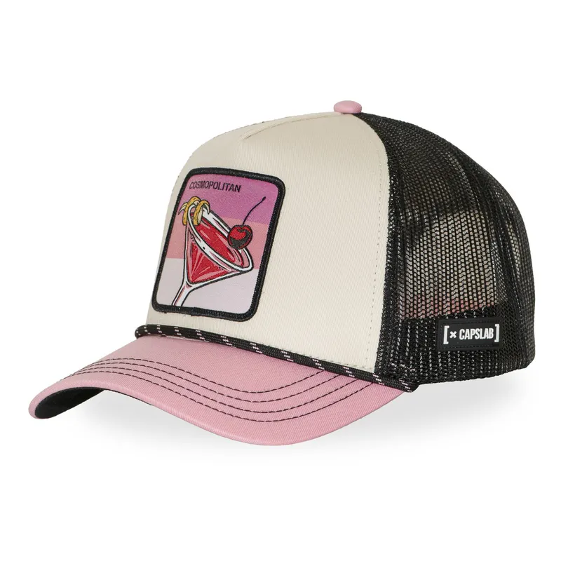 casquette Cocktails Maroc Capslab Cosmopolitan trucker multicolore